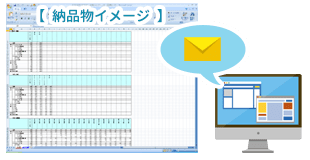 ネット調査 クロス集計表 納品イメージ